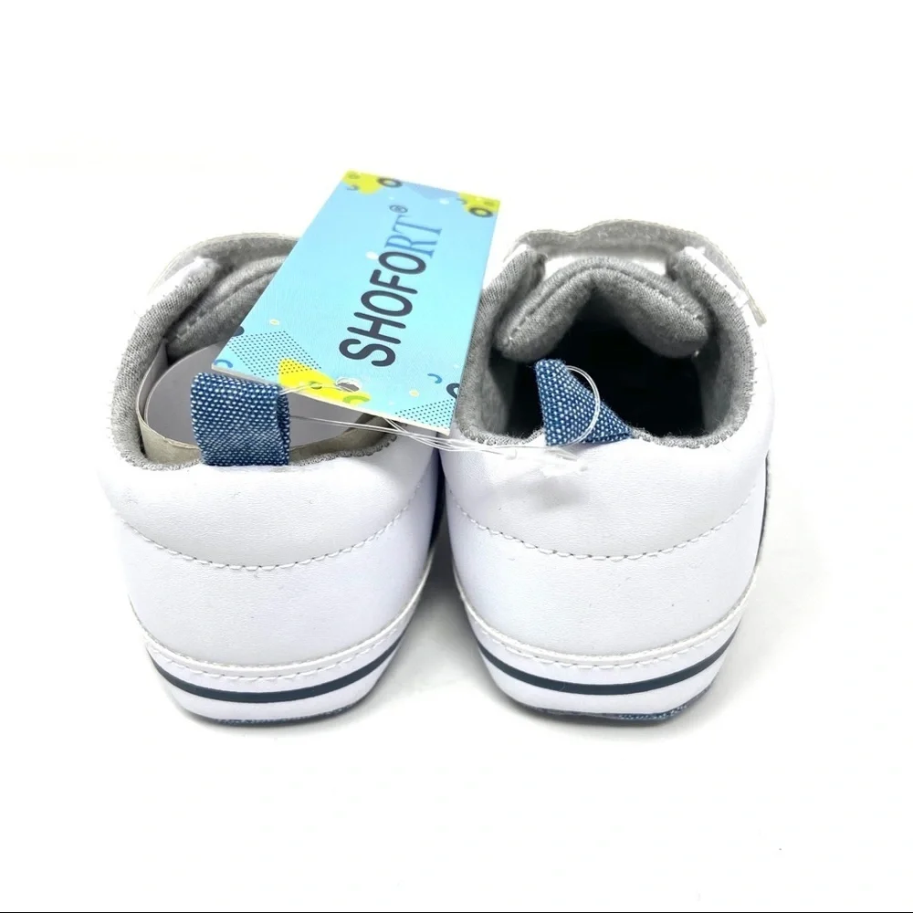 NEW Newborn Shofort White Baby Shoes